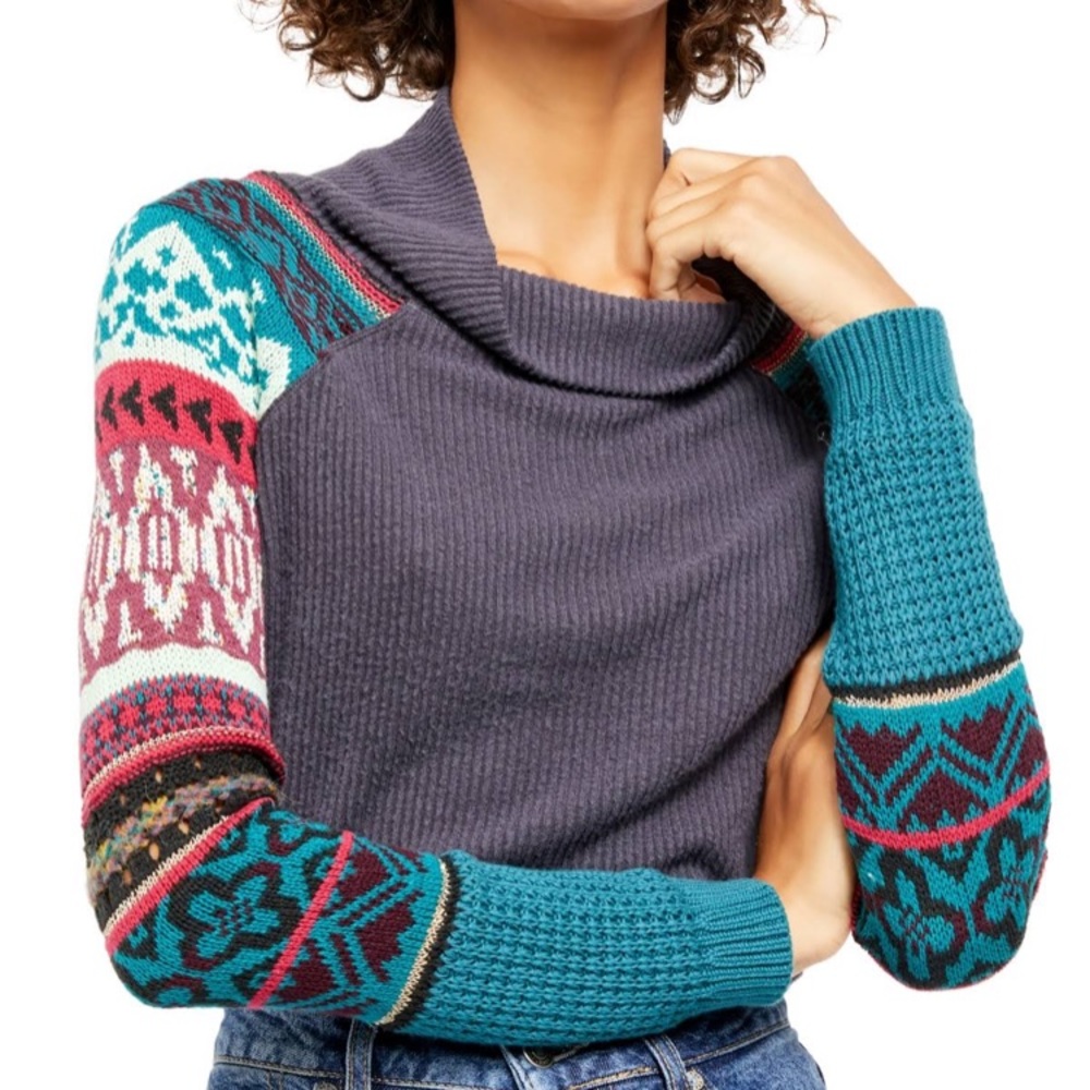 Free People Knit Boho Sweater NWT Size Small